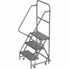 TRI-ARC - Rolling & Wall Mounted Ladders & Platforms Type: Rolling Warehouse Ladder Style: Rolling Platform Ladder - Eagle Tool & Supply
