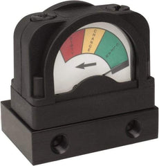 PRO-SOURCE - Glass Filled Nylon FRL Pressure Gauge - Use with Filters - Eagle Tool & Supply