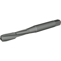 Kennametal - #6-40 UNF 3 Flute 2B/3B Modified Bottoming Spiral Flute Tap - Powdered Metal, Nitride Finish, 50.6mm OAL, Right Hand Flute, Right Hand Thread, H2, Series T662 - Exact Industrial Supply