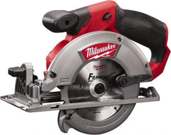 Milwaukee Tool - 12 Volt, 5-3/8" Blade, Cordless Circular Saw - 3,600 RPM, Lithium-Ion Batteries Not Included - Eagle Tool & Supply
