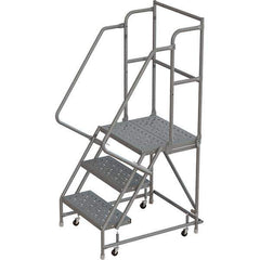 TRI-ARC - Rolling & Wall Mounted Ladders & Platforms Type: Rolling Warehouse Ladder Style: Rolling Platform Ladder - Eagle Tool & Supply