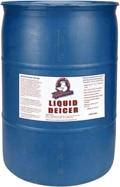 Bare Ground Solutions - 30 Gal Drum Sodium Chloride, Magnesium Chloride, Corn Derived Inhibitor Liquid - Effective to -20°F - Eagle Tool & Supply