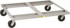 Little Giant - 3,600 Lb Capacity Steel Pallet Dolly - 48" Long x 40" Wide x 9" High, 6" Phenolic Wheels - Eagle Tool & Supply