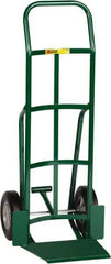 Little Giant - 800 Lb Capacity 47" OAH Hand Truck - 13-1/2 x 16" Base Plate, Continuous Handle, Steel, Solid Rubber Wheels - Eagle Tool & Supply