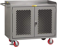 Little Giant - Mobile Service Workbench - Steel, Gray, 48" Long x 24" Deep x 41" High - Eagle Tool & Supply