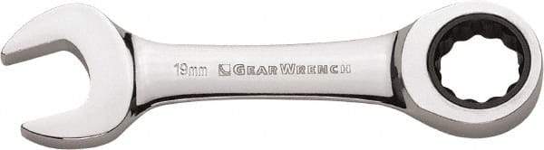 GearWrench - 15/16" 12 Point Combination Wrench - Chrome Vanadium Steel, Full Polish Finish - Eagle Tool & Supply