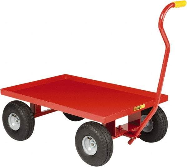 Little Giant - 1,200 Lb Capacity Steel Wagon Truck - Steel Deck, 24" OAW - Eagle Tool & Supply