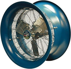 Patterson Fan - 22" Blade, 1/2 hp, 5,570 CFM, Industrial Circulation Fan - Suspension, 208-230/460 Volts, 1 Speed - Eagle Tool & Supply