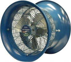 Patterson Fan - 14" Blade, 1/4 hp, 2,600 CFM, Industrial Circulation Fan - Suspension, 208-230/460 Volts, 1.5-1.4/.7 Amps, 1 Speed - Eagle Tool & Supply