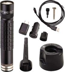 Mag-Lite - LED Bulb, Industrial/Tactical Flashlight - Black Aluminum Body, 1 Li-FeP04 Battery Included - Eagle Tool & Supply