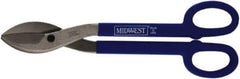 Midwest Snips - 2-1/2" Length of Cut, Straight Pattern Tinner's Snip - 16" OAL, 16 AWG Steel Capacity - Eagle Tool & Supply