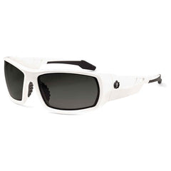 Odin Smoke Lens White Safety Glasses - Eagle Tool & Supply