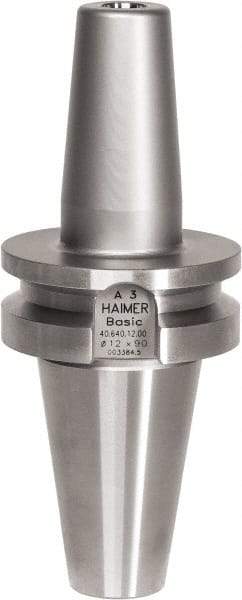 HAIMER - 8mm Hole Diam, BT40 Taper Shank Shrink Fit Tool Holder & Adapter - 3" Projection, 21mm Nose Diam, 36mm Clamping Depth, 25,000 RPM - Exact Industrial Supply