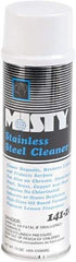 Misty - 15 fl oz Liquid Stainless Steel Cleaner & Polish - Lemon Scented, Aerosol Container - Eagle Tool & Supply