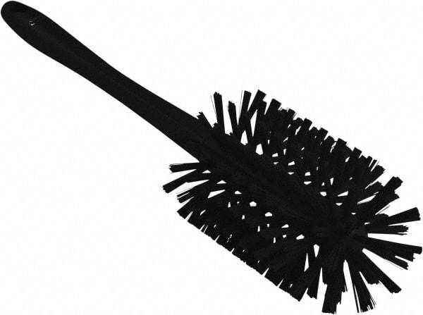 Vikan - 3-1/2" Diam Polyester Bottle Brush - 17" OAL, 6-1/4" Head Length, Polypropylene Handle - Eagle Tool & Supply