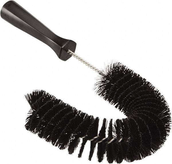 Vikan - 2-1/4" Diam Polyester Hook Brush - 15-1/2" OAL, 6-1/2" Head Length, Polypropylene Handle - Eagle Tool & Supply