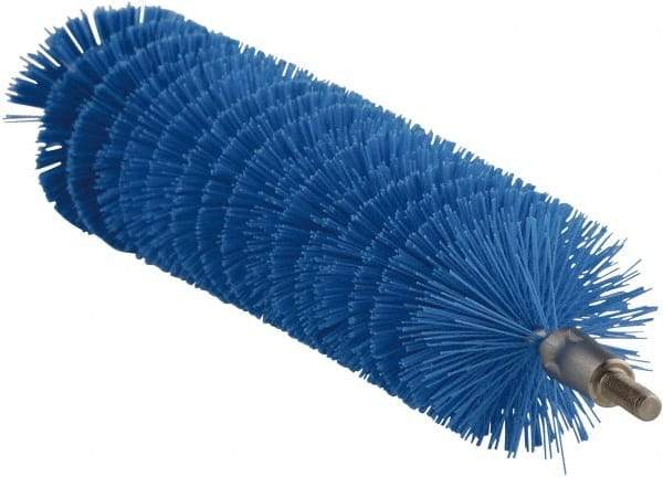 Vikan - 1.6" Diam Polyester Tube Brush - 8" OAL, Stainless Steel Handle - Eagle Tool & Supply