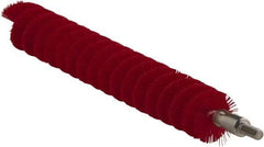 Vikan - 0.8" Diam Polyester Tube Brush - 7-1/2" OAL, 7" Head Length, Stainless Steel Handle - Eagle Tool & Supply