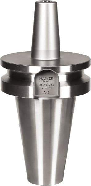 HAIMER - 6mm Hole Diam, BT50 Taper Shank Shrink Fit Tool Holder & Adapter - 3" Projection, 21mm Nose Diam, 36mm Clamping Depth, 25,000 RPM - Exact Industrial Supply