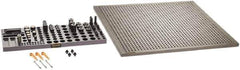 Renishaw - M8, CMM Magnetic & Clamping Kit - Use with CMM Fixtures, Includes 47Pc. Component Set, 600x600mm Plate - Eagle Tool & Supply