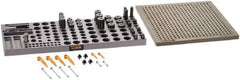 Renishaw - M6, CMM Clamping Kit - Use with CMM Fixtures, Includes 44Pc. Component Set, 300x300mm Plate - Eagle Tool & Supply