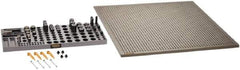 Renishaw - M6, CMM Magnetic & Clamping Kit - Use with CMM Fixtures, Includes 49Pc. Component Set, 600x600mm Plate - Eagle Tool & Supply