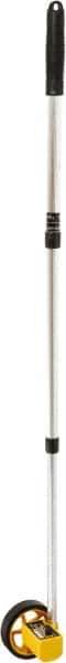 Johnson Level & Tool - 9,999' Counter Limit, 3-1/2' OAL, Measuring Wheel - Measures in Ft/In - Eagle Tool & Supply
