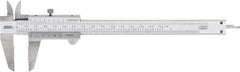 SPI - 0 to 150mm Stainless Steel Vernier Caliper - 0.02mm Graduation, 1.57" Jaw Depth, 0.001" Accuracy, Includes NIST Traceability Certificate - Eagle Tool & Supply