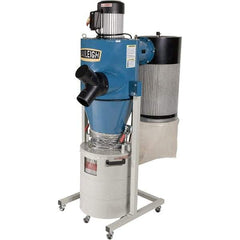 Baileigh - 1µm, 110 Volt Portable Dust Collector - 40" Long x 45" Deep x 48" High, 4" Connection Diam, 600 CFM Air Flow - Eagle Tool & Supply