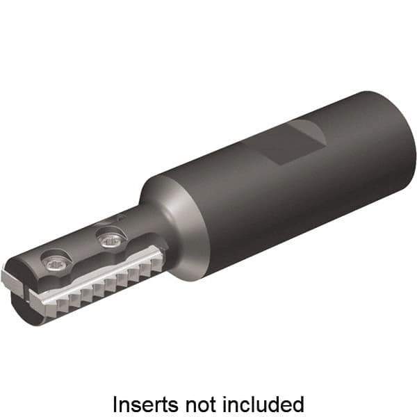 Kennametal - 0.59" Cut Diam, 1.18" Max Depth of Cut, 3/4" Shank Diam, Indexable Thread Mill - Insert Style TM24, 24mm Insert Size, 1 Insert, Toolholder Style TM24, 3.39" OAL - Eagle Tool & Supply