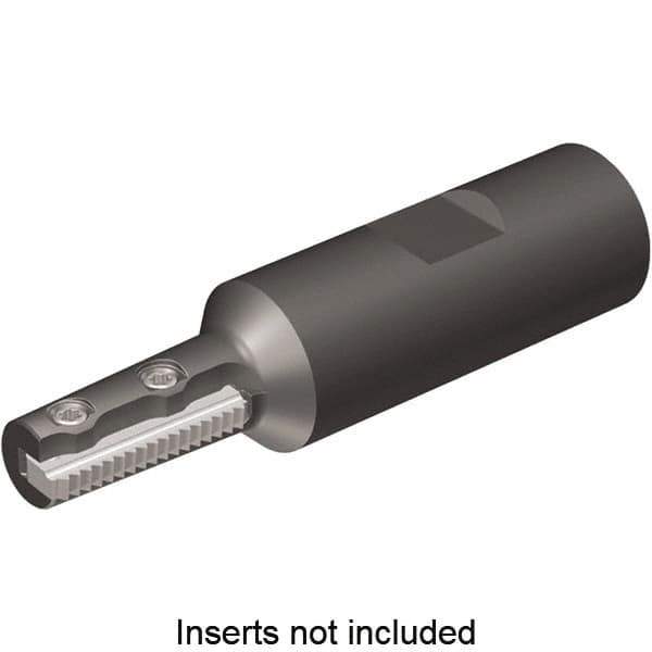 Kennametal - 11.5mm Cut Diam, 26mm Max Hole Depth, 20mm Shank Diam, Indexable Thread Mill - Insert Style TMT24, 24mm Insert Size, 1 Insert, Toolholder Style TMT24, 81mm OAL - Eagle Tool & Supply