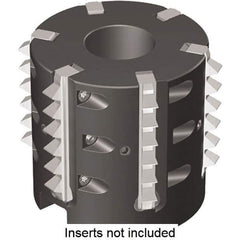 Kennametal - 2.48" Cut Diam, 2" Max Depth of Cut, 1" Arbor Hole Diam, Indexable Thread Mill - Insert Style TM41, 41mm Insert Size, 6 Inserts, Toolholder Style TMS41, 2" OAL - Eagle Tool & Supply