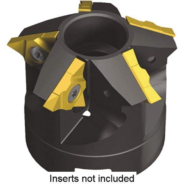 Kennametal - 41mm Cut Diam, 40mm Max Hole Depth, 16mm Arbor Hole Diam, Indexable Thread Mill - Insert Style KTM16, 16mm Insert Size, 4 Inserts, Toolholder Style KTMD, 40mm OAL - Eagle Tool & Supply