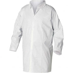 KleenGuard - Pack of (30) Size M White Lab Coat - Eagle Tool & Supply