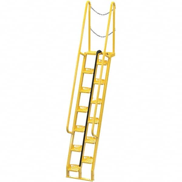 Vestil - 137-3/4" High 350 Lb Capacity 13 Step Alternating Tread Stair - Eagle Tool & Supply