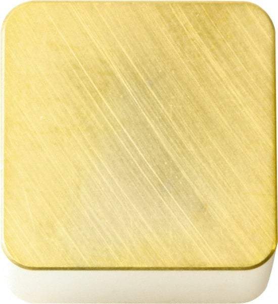 Kyocera - SNGA432 Grade KW10 Carbide Turning Insert - Uncoated, 90° Square, 1/2" Inscr Circle, 3/16" Thick, 1/32" Corner Radius - Eagle Tool & Supply