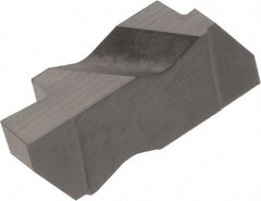 Kyocera - 3156KCG Grade A65, 5/32" Cutting Width Ceramic Grooving Insert - 0.15" Max Depth of Cut, Right Hand, 0.008" Corner Radius, Al2O3/TiC3 Finish - Eagle Tool & Supply