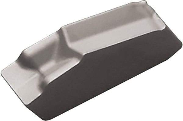 Kyocera - TK S CR9025 Grade, 0.252" Cutting Width, Carbide Cutoff Insert - Neutral Lead Angle, 0.0138" Cnr Rad, TiCN/TiN Coated - Eagle Tool & Supply