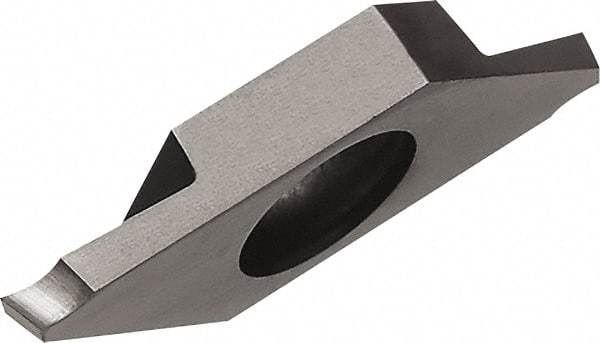Kyocera - TKF S PR1535 Grade, 0.0591" Cutting Width, Carbide Cutoff Insert - 0° Lead Angle, 0.0012" Cnr Rad, Megacoat Nano Coated - Eagle Tool & Supply