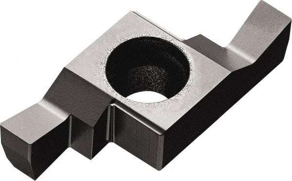 Kyocera - 200GE C Grade TN6020, 2mm Cutting Width Cermet Grooving Insert - 2.5mm Max Depth of Cut, Right Hand, 0.1mm Corner Radius, TiCN Finish - Eagle Tool & Supply