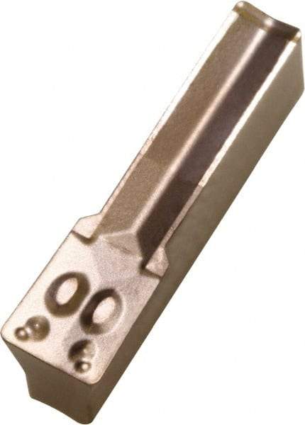 Kyocera - 60-04FMM Grade KW10, 6mm Cutting Width Carbide Grooving Insert - 0.4mm Corner Radius, WC/Co Finish - Eagle Tool & Supply