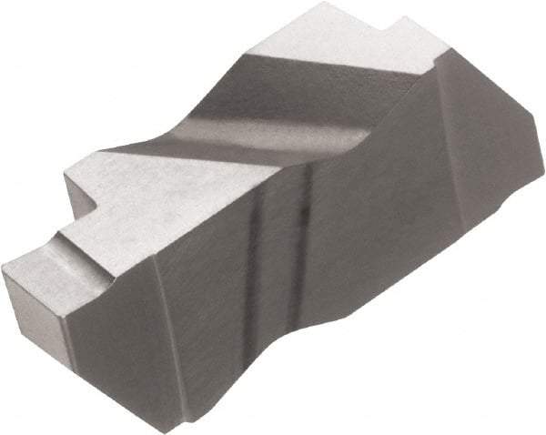 Kyocera - 2094KCGP Grade PR1215, 3/32" Cutting Width Carbide Grooving Insert - 0.11" Max Depth of Cut, Left Hand, 0.008" Corner Radius, Megacoat Finish - Eagle Tool & Supply