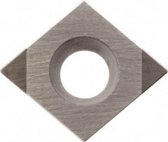 Kyocera - CCMW21.52 Grade KBN05M CBN Turning Insert - Megacoat Finish, 80° Diamond, 1/4" Inscr Circle, 3/32" Thick, 1/32" Corner Radius - Eagle Tool & Supply