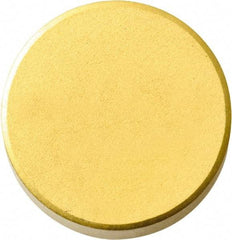 Kyocera - RNM42 Grade KBN900 CBN Turning Insert - TiN Finish, Round, 1/2" Inscr Circle, 1/8" Thick - Eagle Tool & Supply