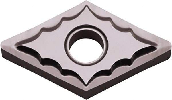 Kyocera - DNGG432 TK Grade SW05 Carbide Turning Insert - Uncoated, 55° Diamond, 1/2" Inscr Circle, 3/16" Thick, 1/32" Corner Radius - Eagle Tool & Supply