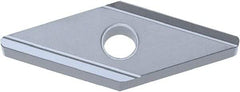 Kyocera - VNGG331 Grade KW10 Carbide Turning Insert - Uncoated, 35° Diamond, 3/8" Inscr Circle, 3/16" Thick, 1/64" Corner Radius - Eagle Tool & Supply