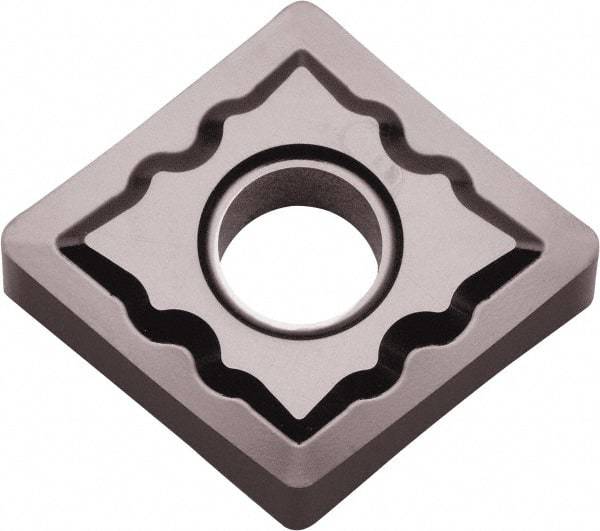 Kyocera - CNGG432 TK Grade SW05 Carbide Turning Insert - Uncoated, 80° Diamond, 1/2" Inscr Circle, 3/16" Thick, 1/64" Corner Radius - Eagle Tool & Supply
