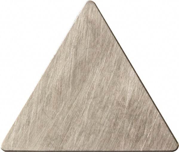 Kyocera - TPM222 Grade CA4515 Carbide Turning Insert - TiCN/Al2O3 Finish, 60° Triangle, 1/4" Inscr Circle, 1/8" Thick, 1/32" Corner Radius - Eagle Tool & Supply