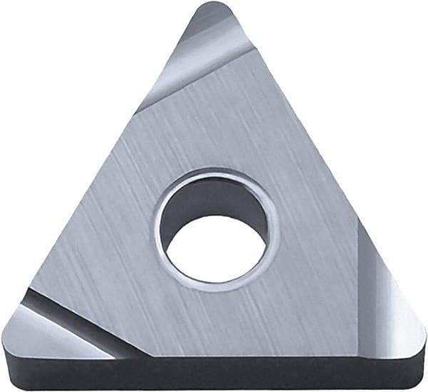 Kyocera - TNGG332 C Grade TN620 Cermet Turning Insert - Uncoated, 60° Triangle, 3/8" Inscr Circle, 3/16" Thick, 1/32" Corner Radius - Eagle Tool & Supply