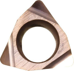 Kyocera - WBGT1.51.50.5 F Grade KW10 Carbide Turning Insert - Uncoated, 80° Trigon, 3/16" Inscr Circle, 3/32" Thick, 0.008" Corner Radius - Eagle Tool & Supply